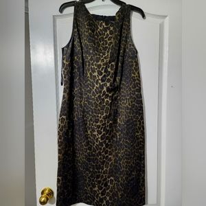 Ann Taylor Size 14 leopard print Dress